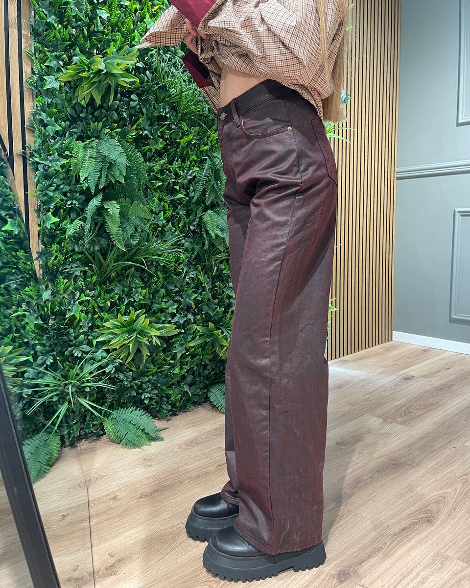 Lovely Sisters Jeans bordeaux Outlet