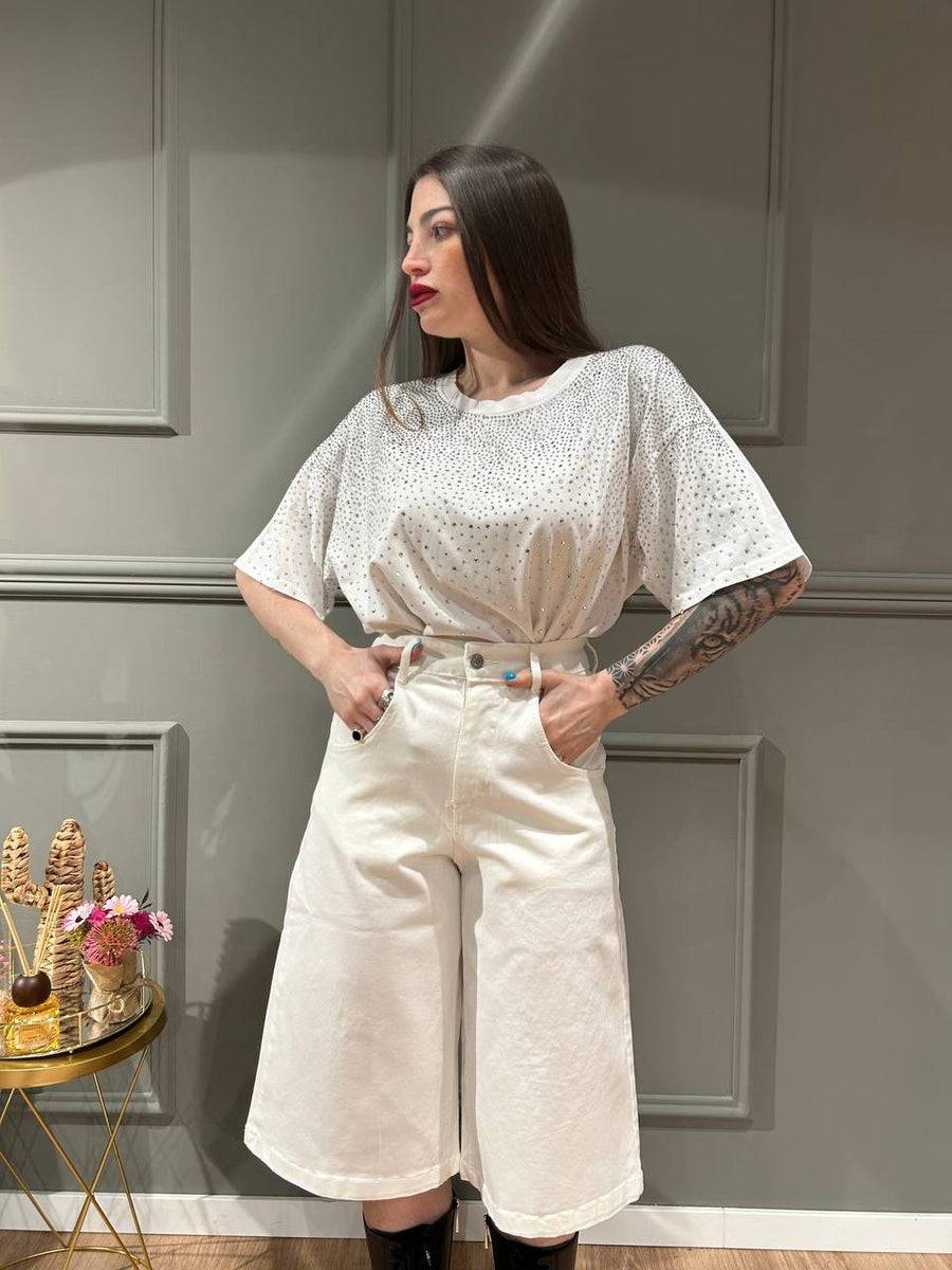 Lovely Sisters Bermuda Bianco Shopping online