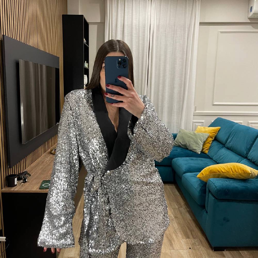 Lovely Sisters Tailleur in paillettes Pezzi Unici