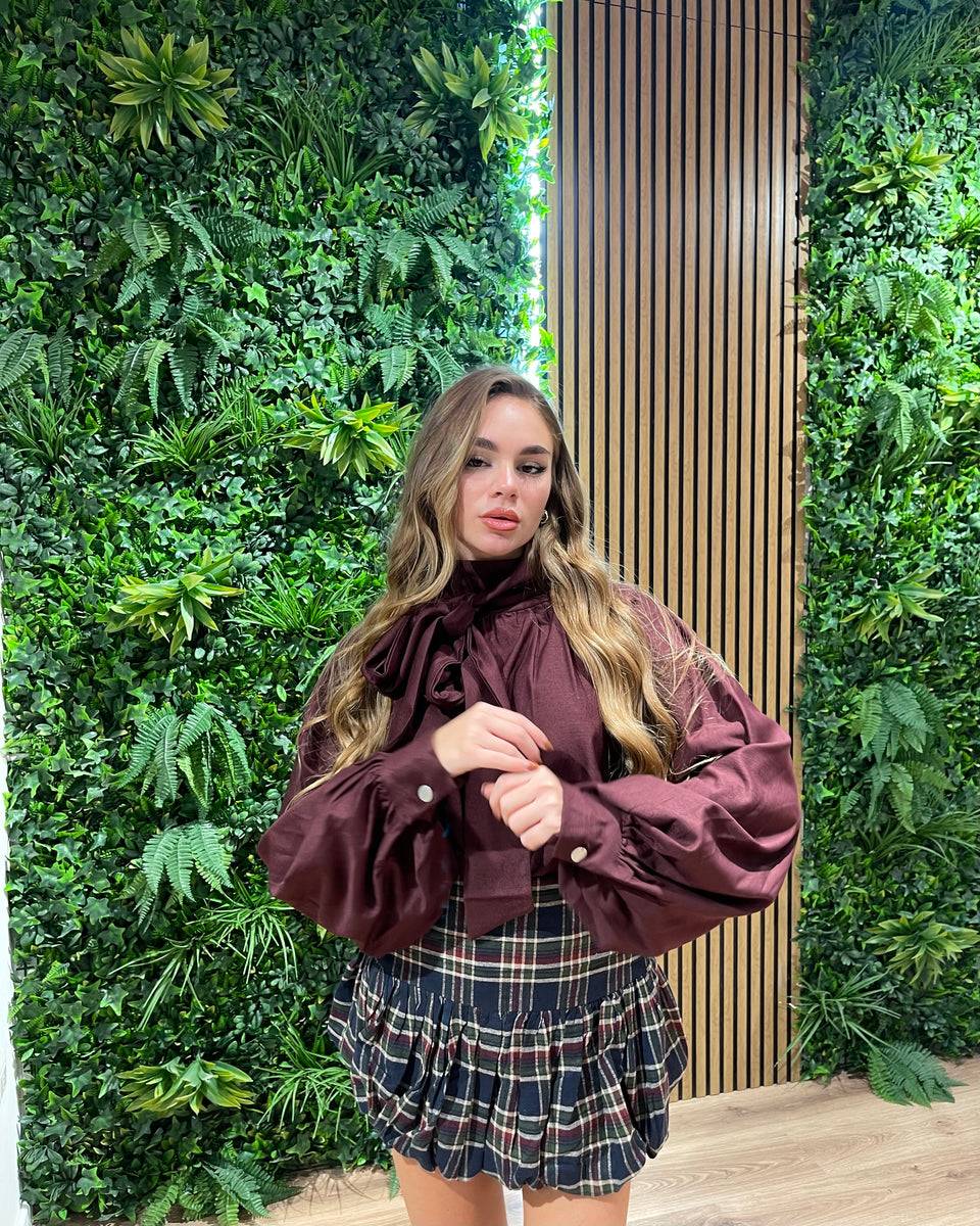 Lovely Sisters Camicia ampia vinaccio Affare Del Giorno