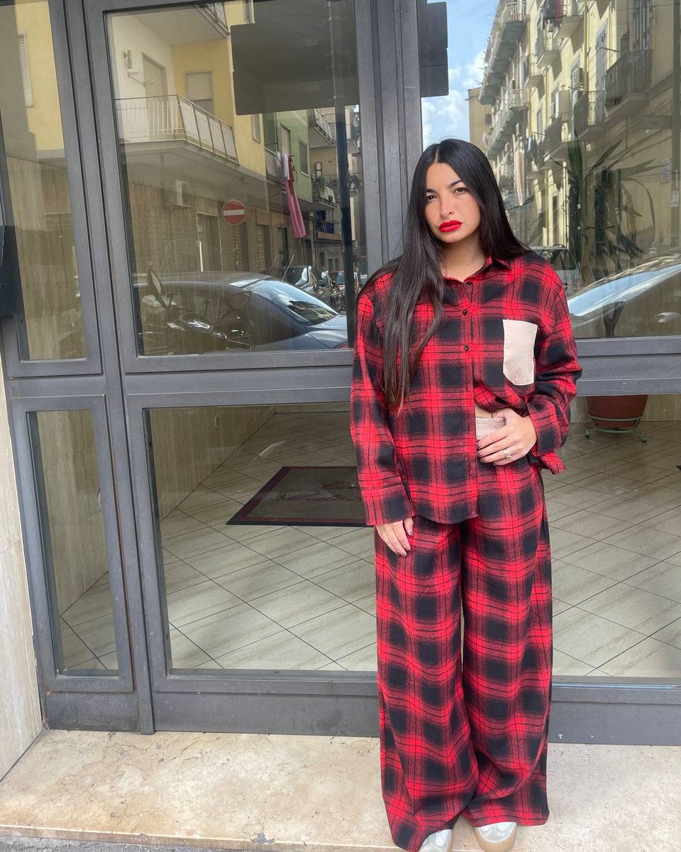 Lovely Sisters Set square rosso Negozi Online