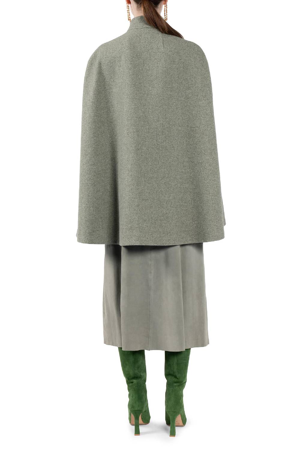 Luisa Beccaria Mantella Reglan in lana In Vendita