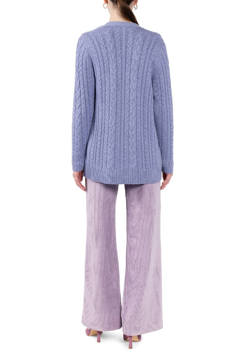 Luisa Beccaria Cardigan intrecciato Italy