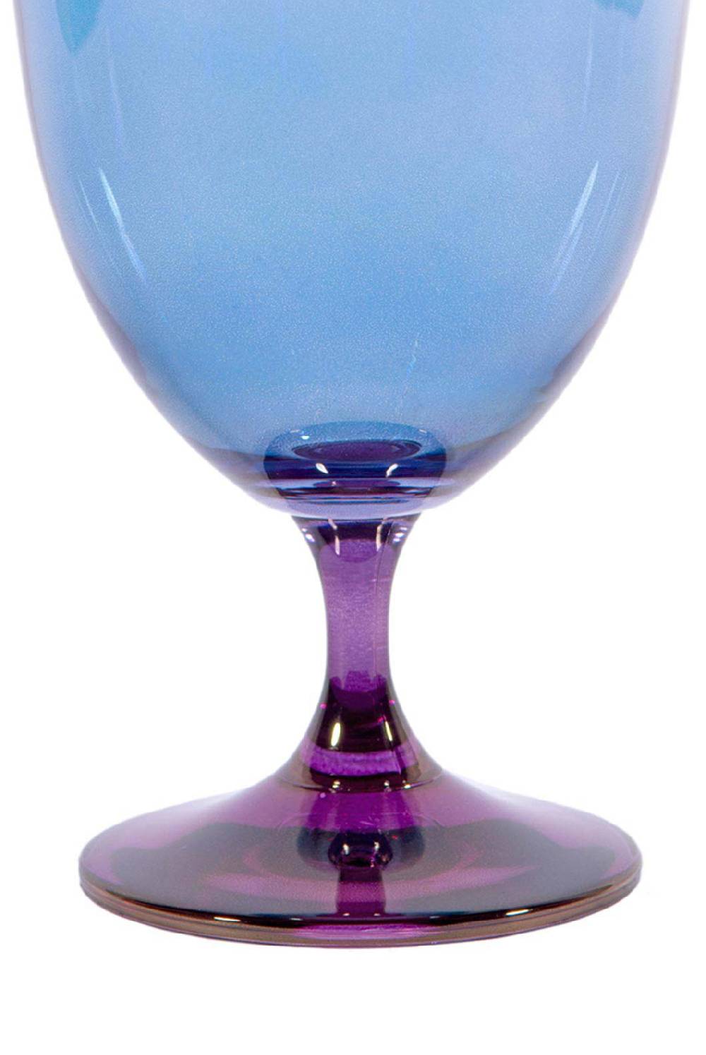 Luisa Beccaria Ombra Viola Al Blu Set Di Due Bicchieri D'acqua Offerta