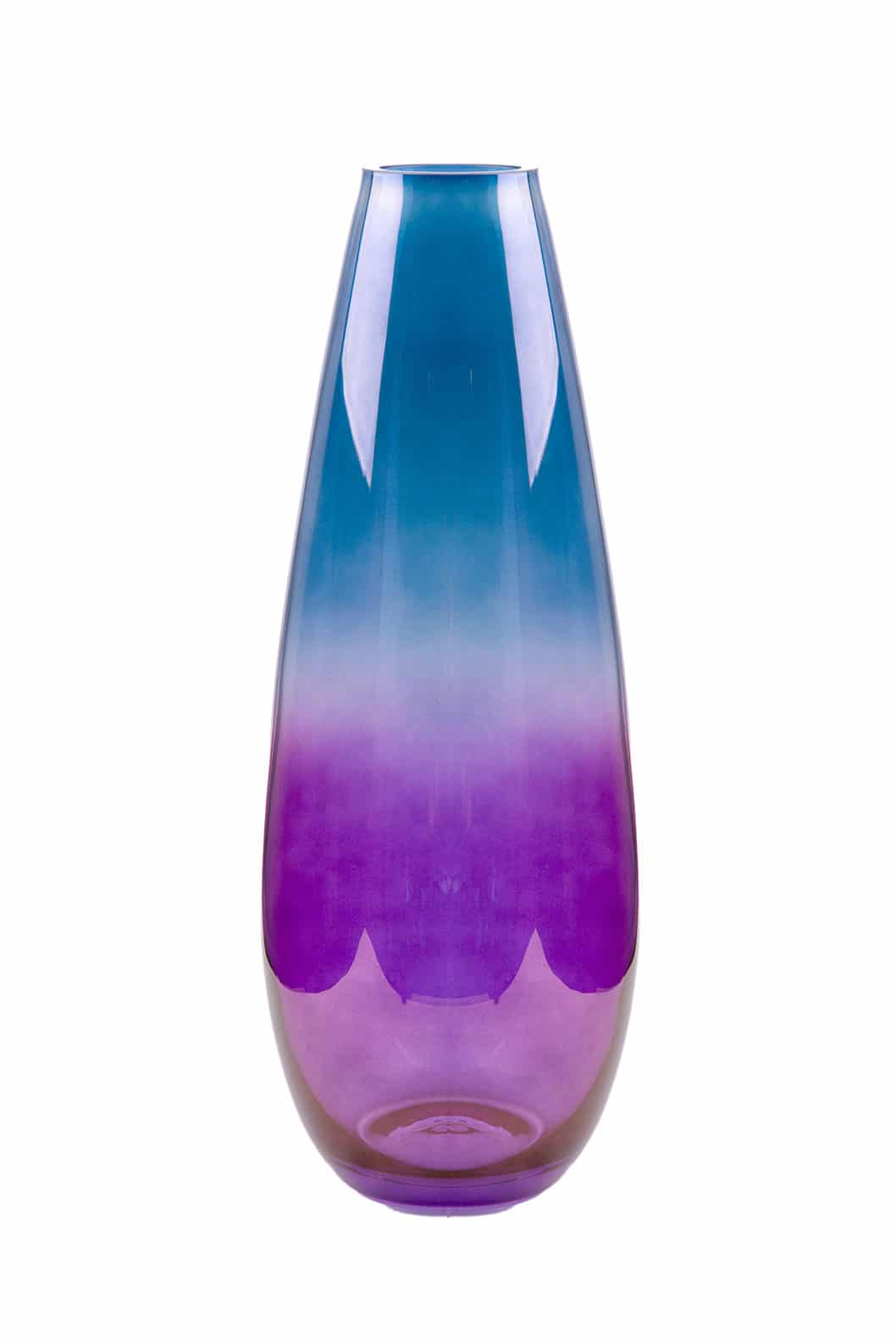 Luisa Beccaria Shade Purple To Blue Drop Vaso Outlet
