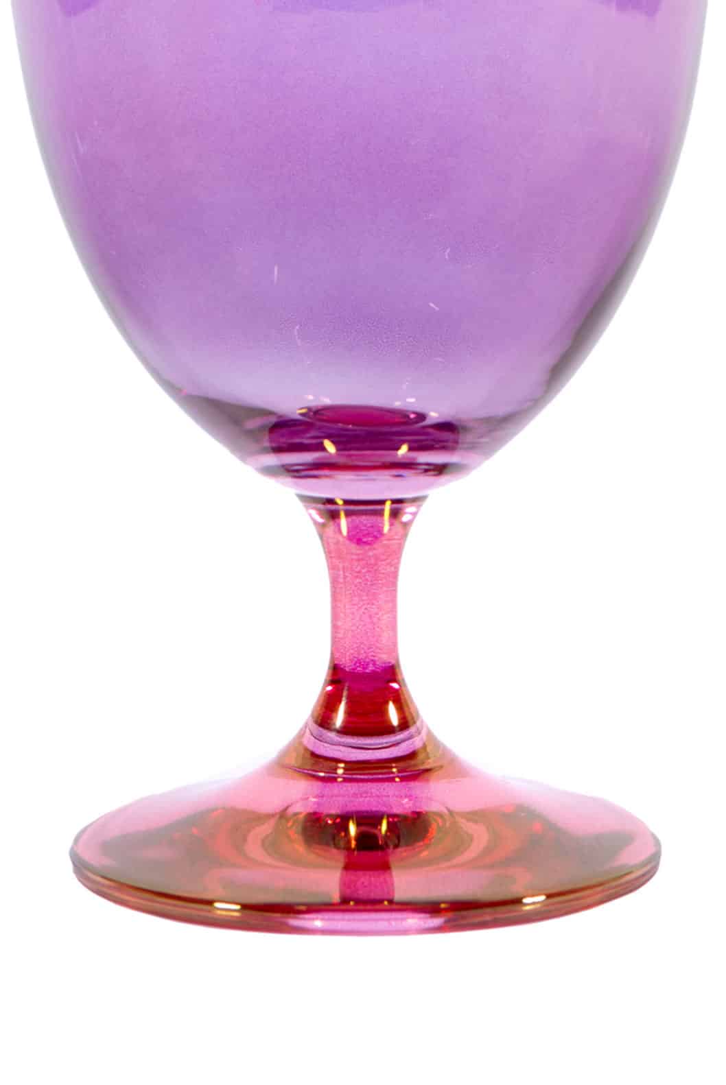 Luisa Beccaria Ombra Rosa Al Viola Set Di Due Bicchieri Di Vino Saldi