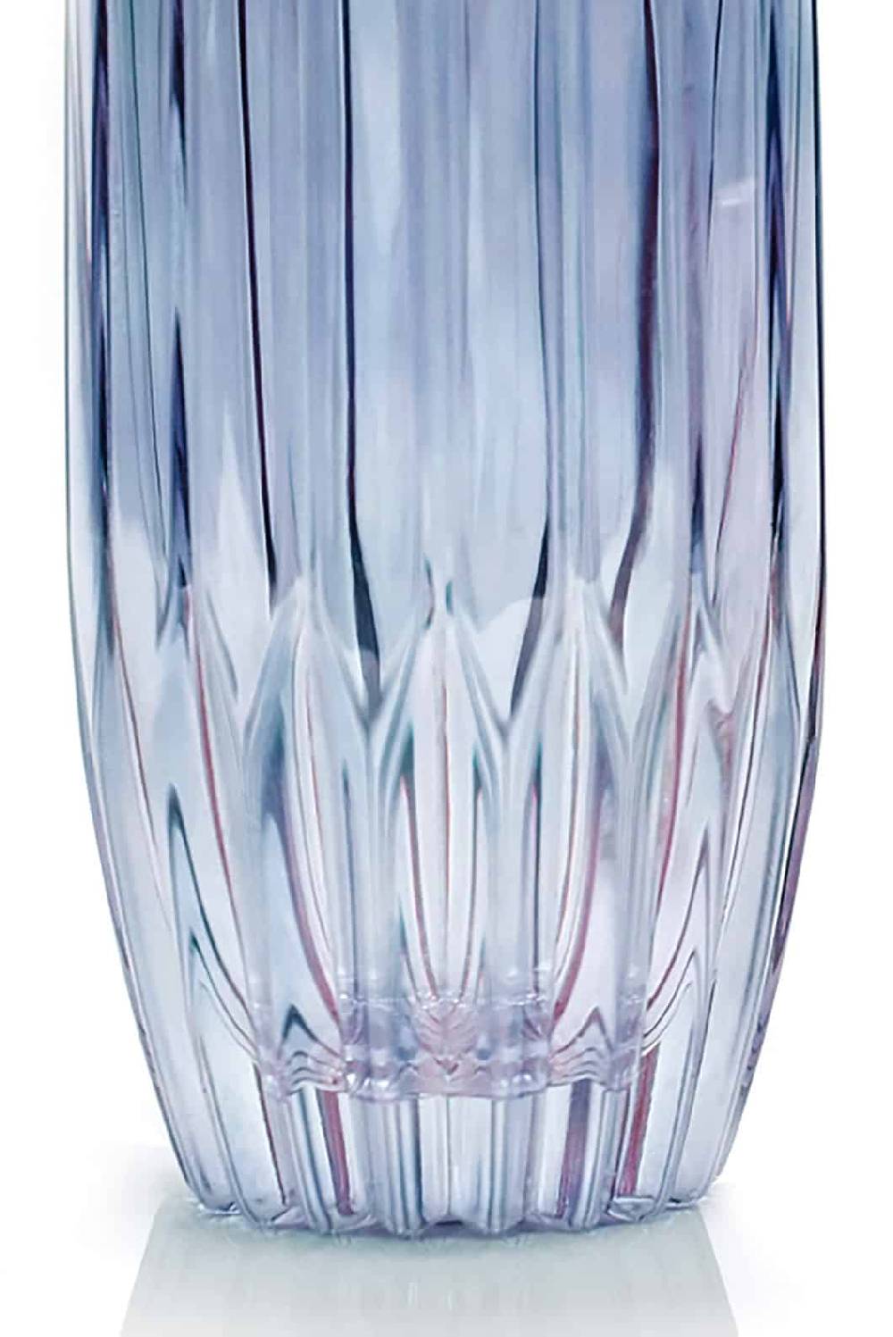 Luisa Beccaria Set Blu Di Due Grandi Bicchieri Tumbler Moda
