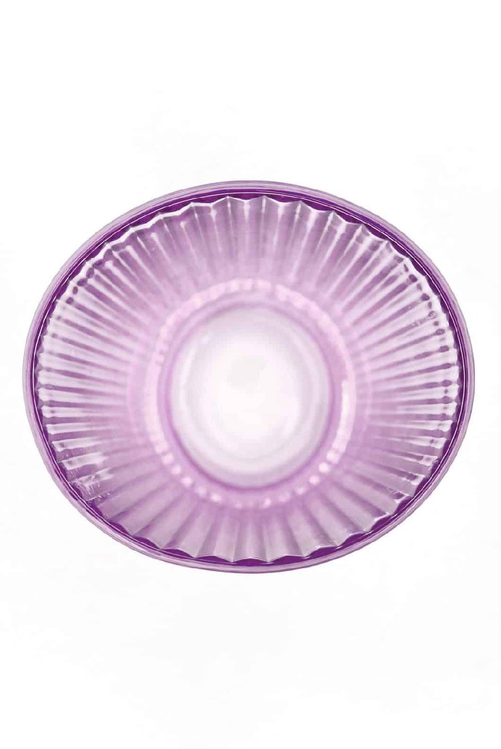 Luisa Beccaria Set Viola Di Due Bicchieri D'acqua Iside Pezzi Unici