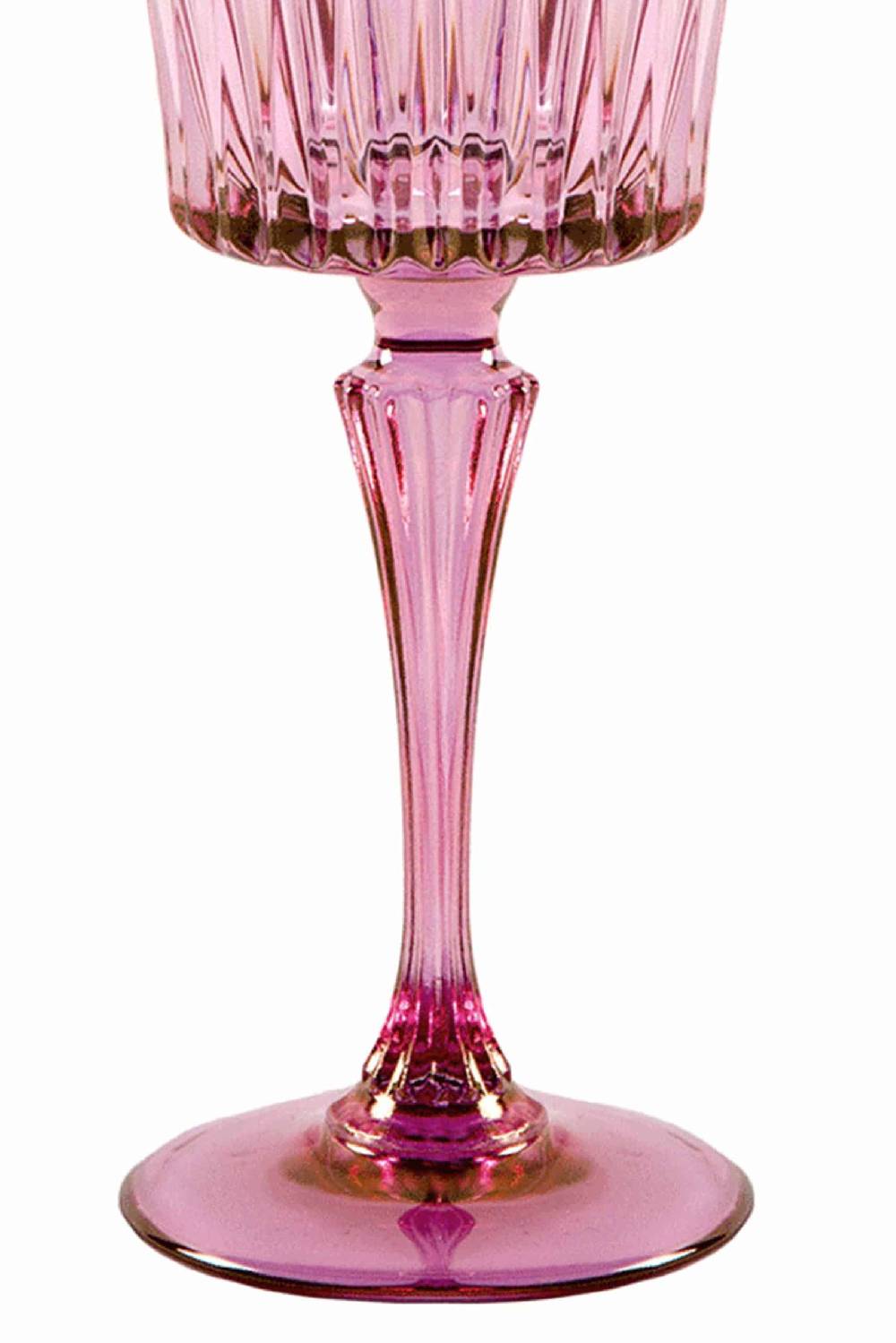 Luisa Beccaria Sfumatura dal rosa al viola Set di due bicchieri d'acqua Domina Offerta