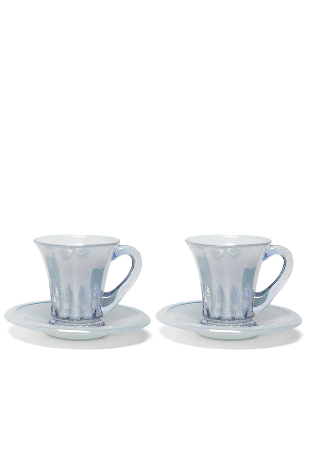Luisa Beccaria Set Blu Di Due Tazze Da Caffè Doge Soddisfazione Garantita