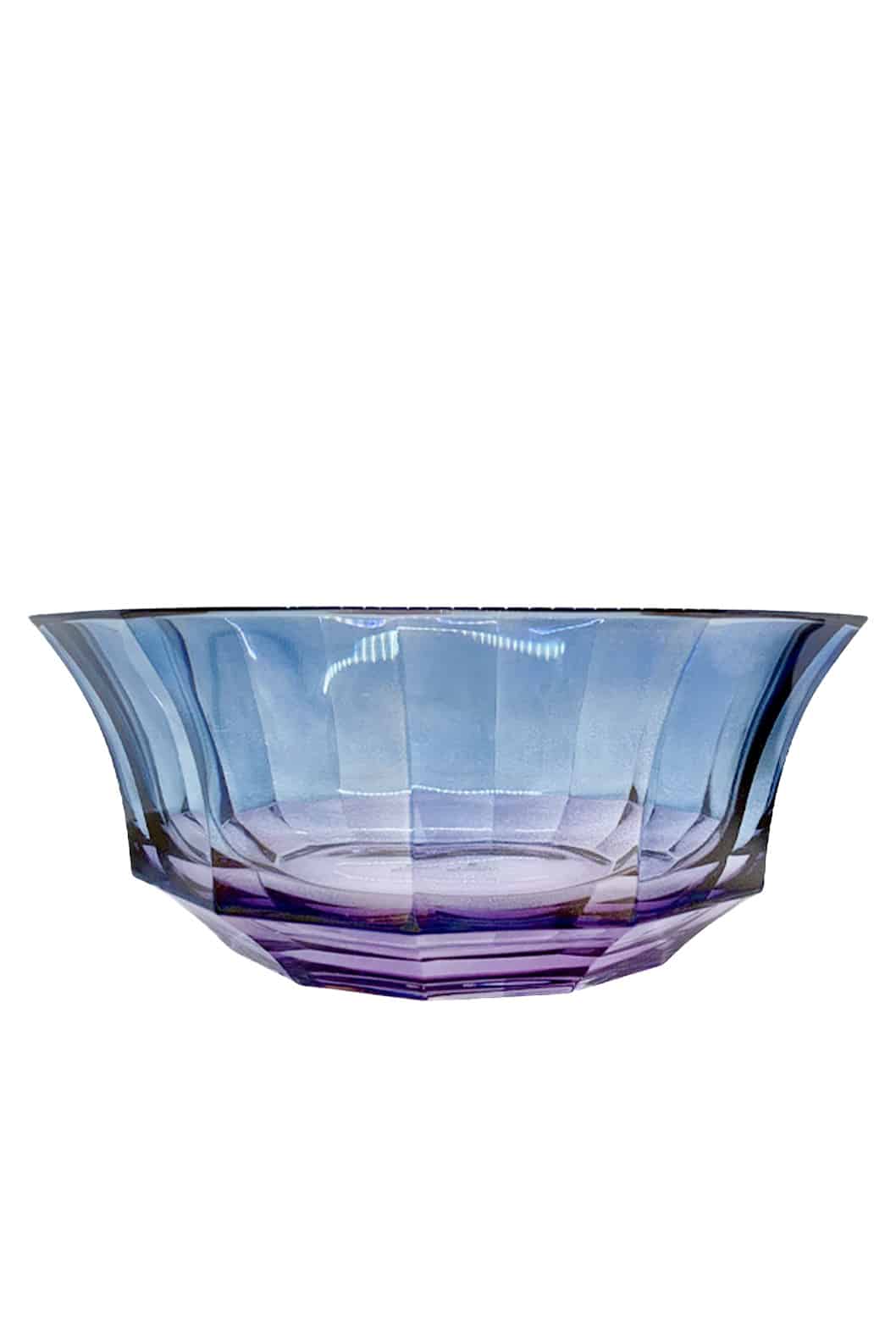 Luisa Beccaria Insalatiera Di Cristallo Sfaccettato Ombra Dal Viola Al Blu Acquista Ora