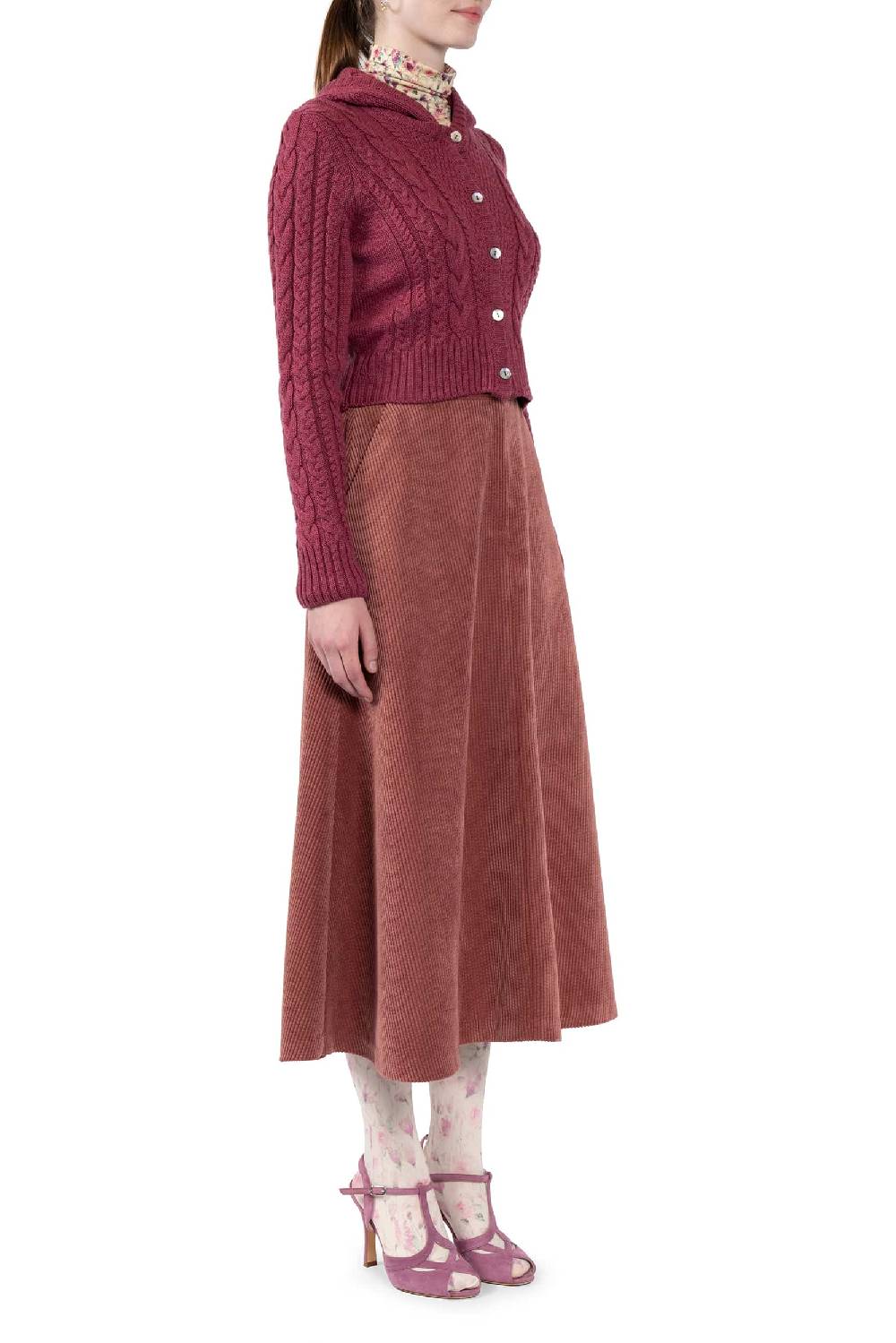 Luisa Beccaria Cardigan con cappuccio In Saldo