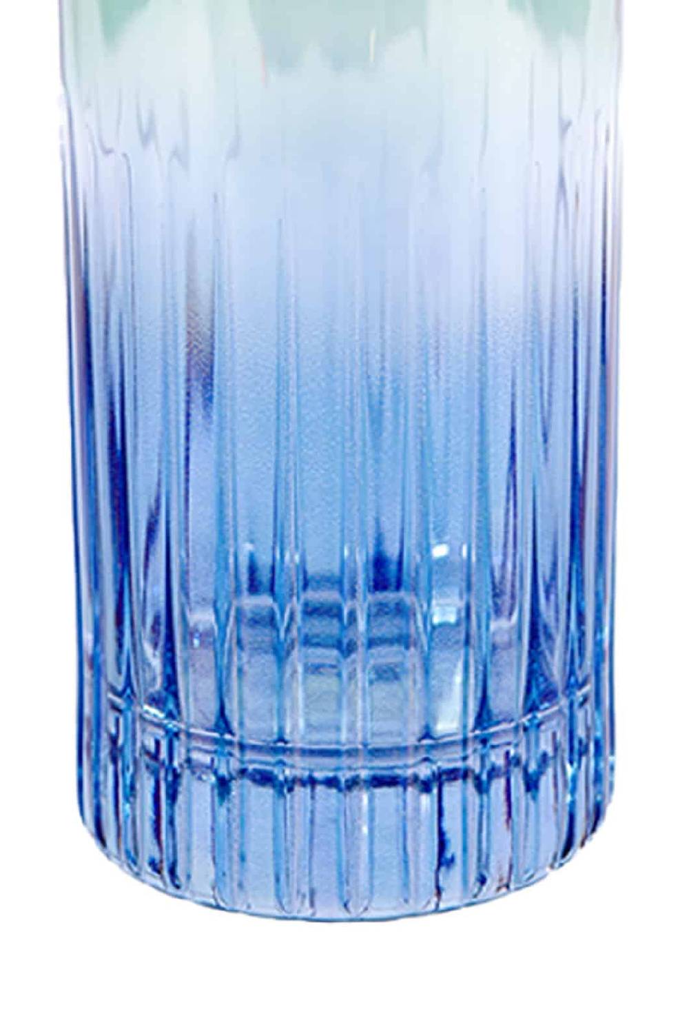 Luisa Beccaria Tonalità Blu Al Verde Set Di Due Grandi Bicchieri Tumbler Nuovo
