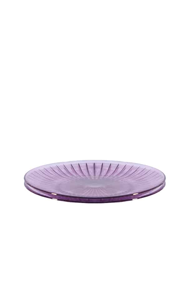 Luisa Beccaria Set Viola Di Due Lastre Di Vetro Shopping Online