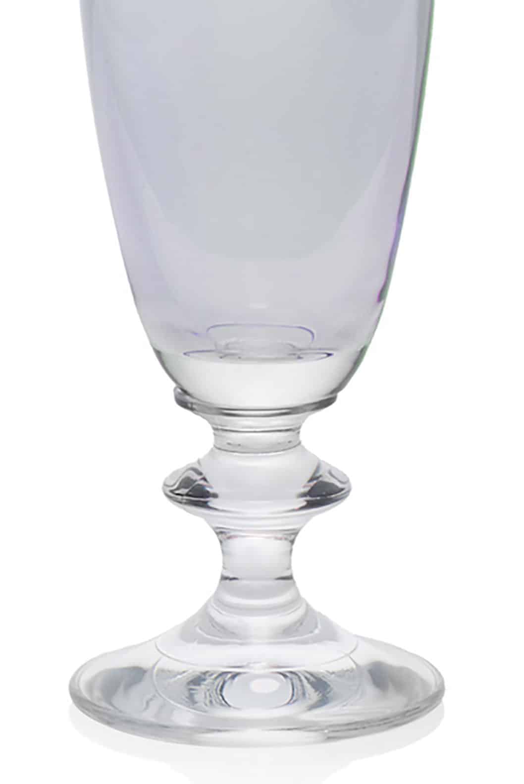 Luisa Beccaria Set Blu Di Due Bicchieri Flauto Roseo Offerta
