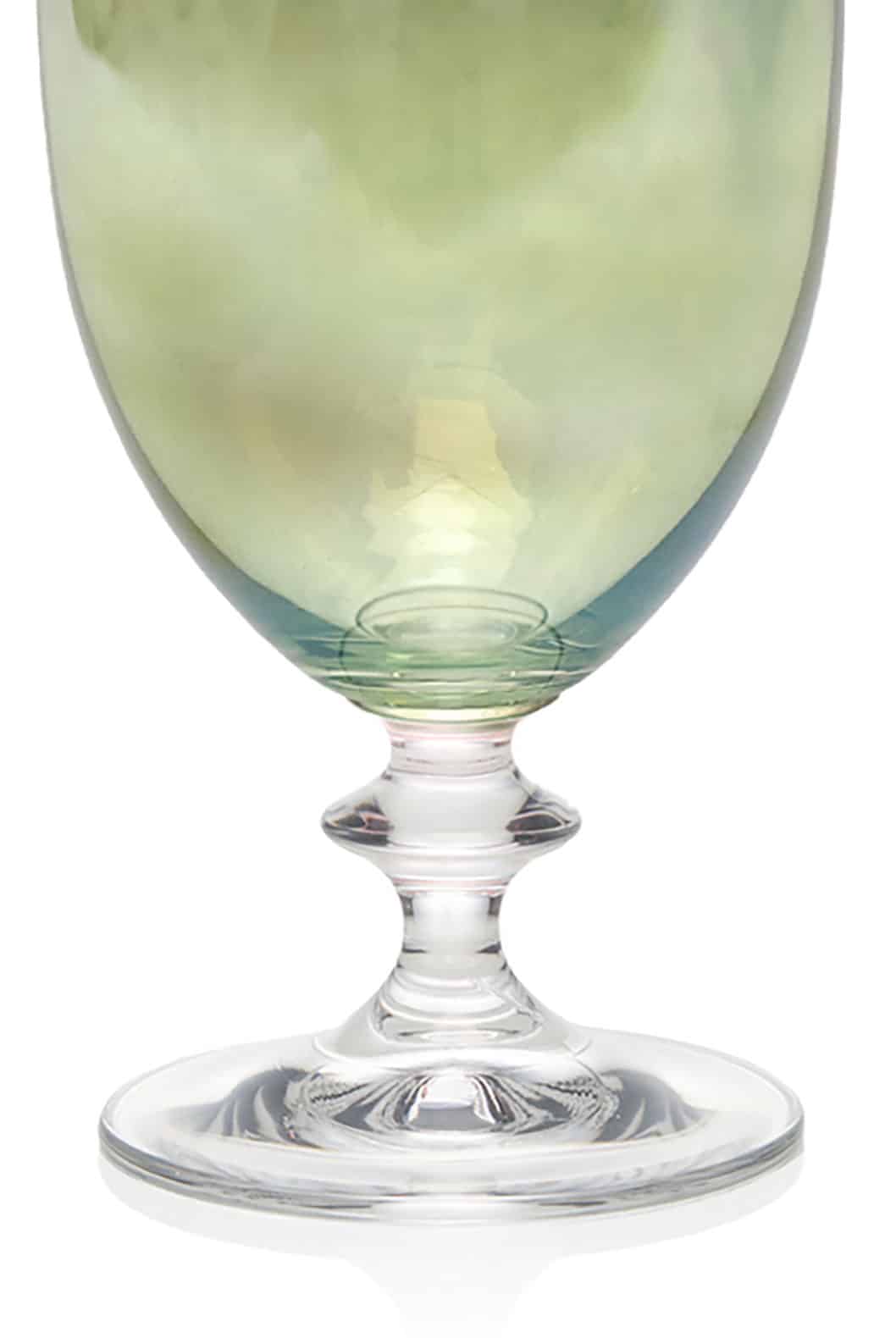 Luisa Beccaria Set Verde Di Due Bicchieri D'acqua Roseo Comprane uno, ottenene uno gratis
