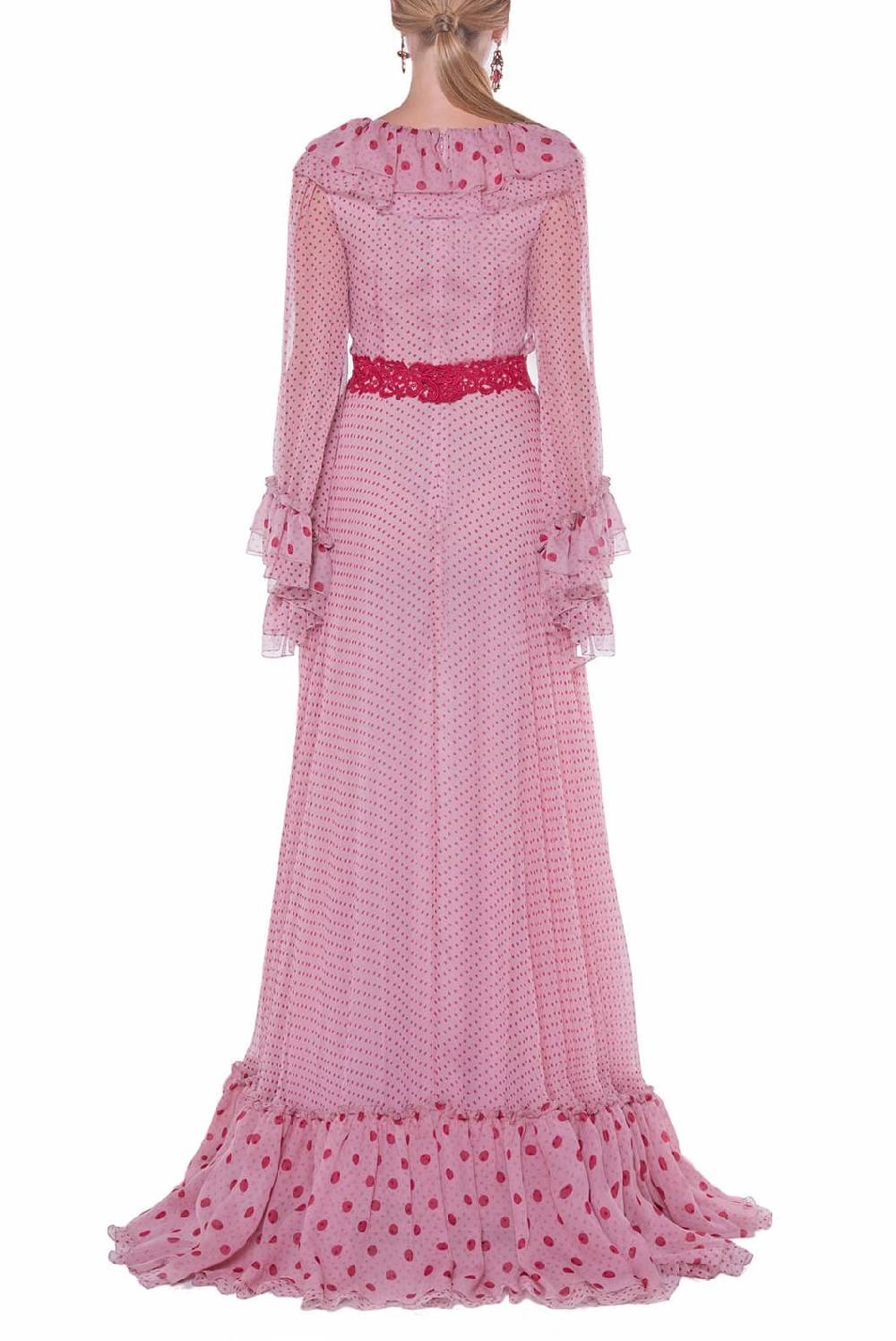 Luisa Beccaria Abito stampato in chiffon Offerte
