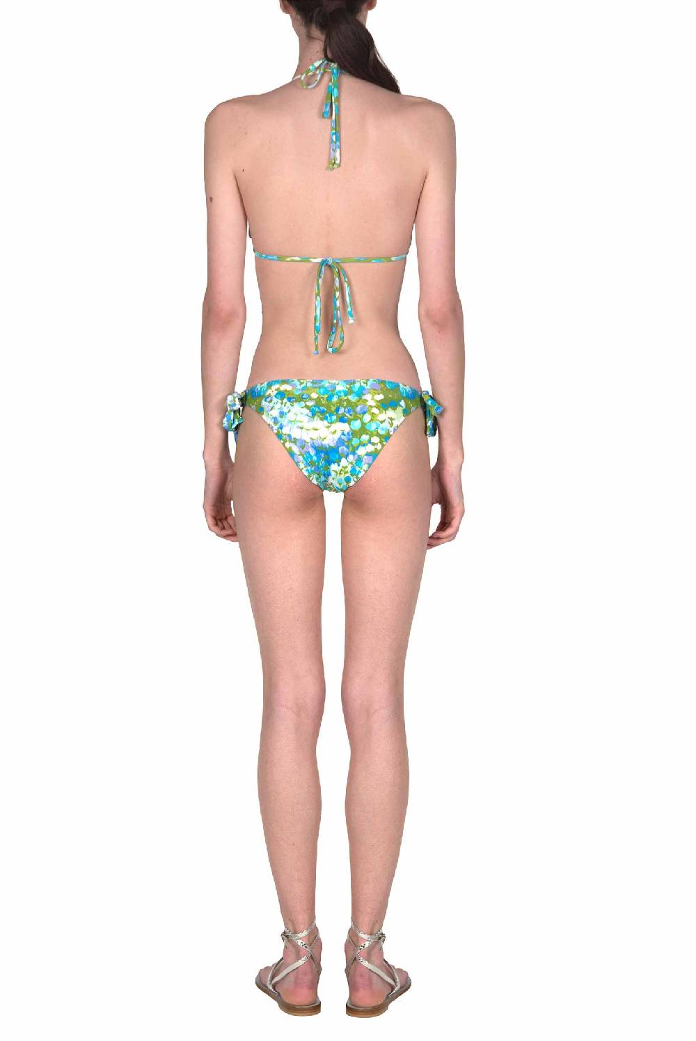 Luisa Beccaria Bikini Triangolo E Slip Blu Monet Fino Al -60%