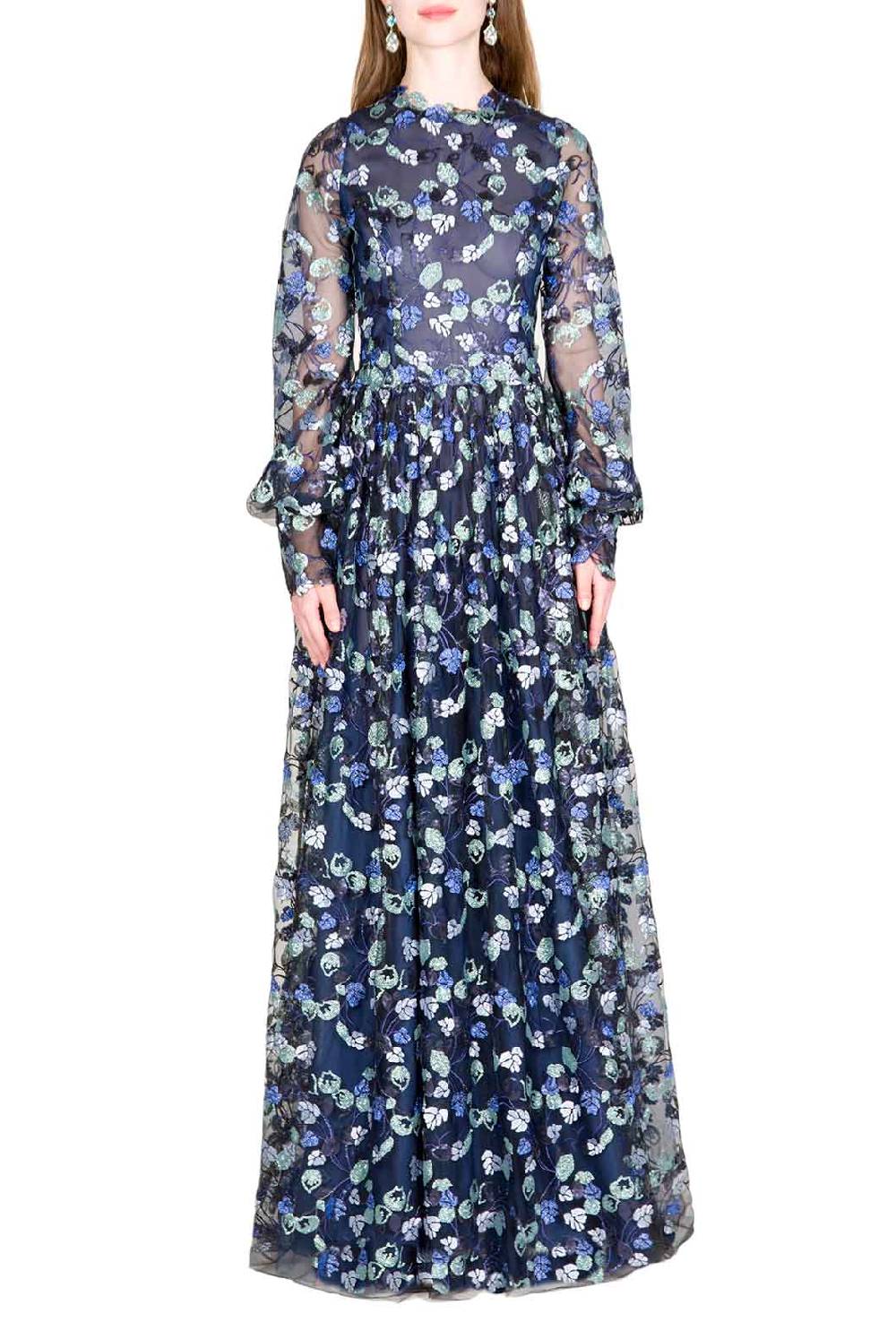 Luisa Beccaria Abito in tulle impreziosito da paillettes Online