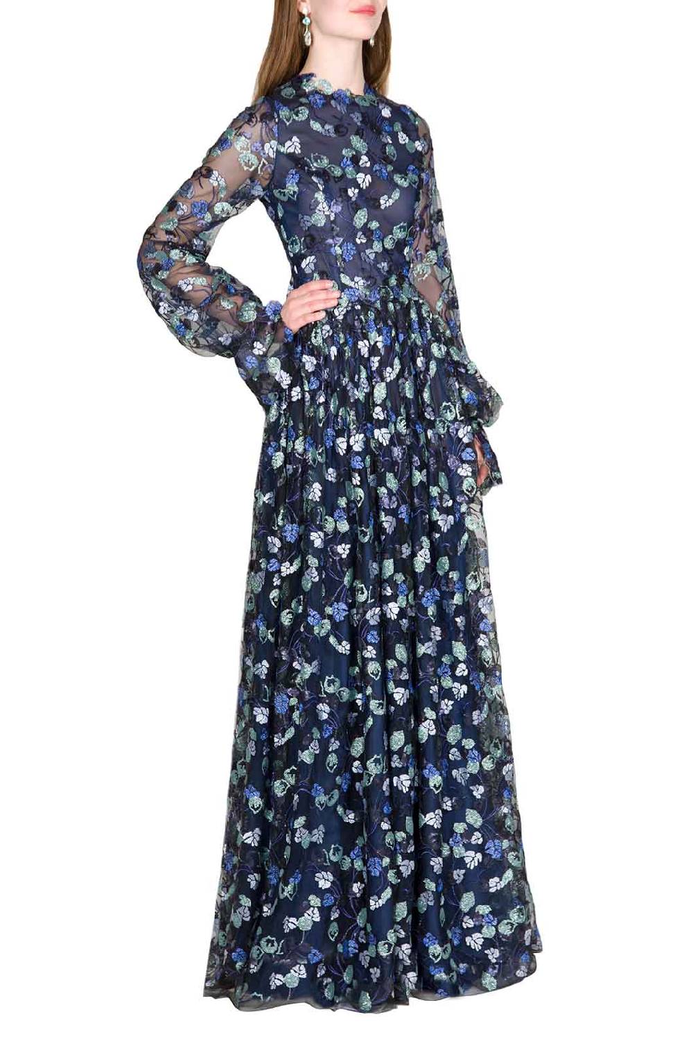 Luisa Beccaria Abito in tulle impreziosito da paillettes Online