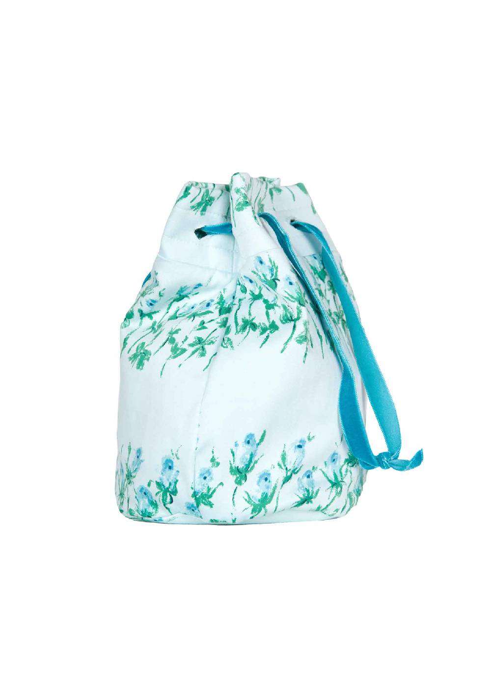 Luisa Beccaria Borsa a secchiello a righe fiorite Shopping Online