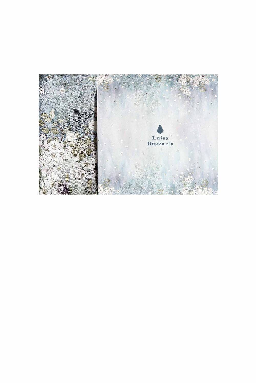 Luisa Beccaria Sciarpa in Seta Stampa Fiori Sfumato Only for today