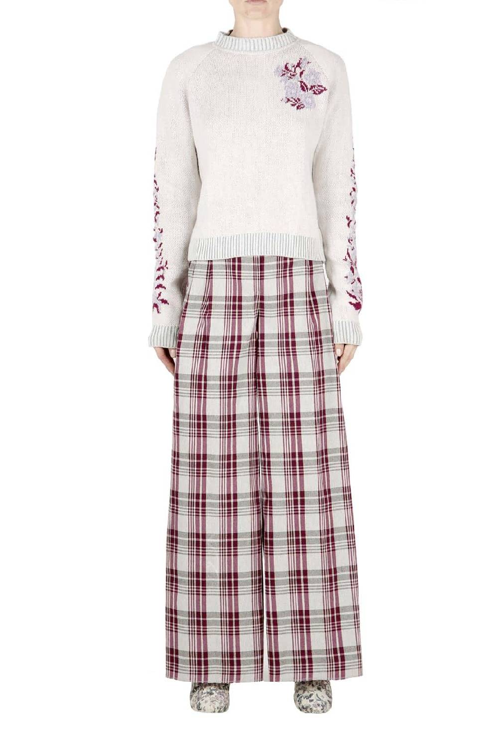 Luisa Beccaria Maglia Girocollo Cashmere Consegna Veloce