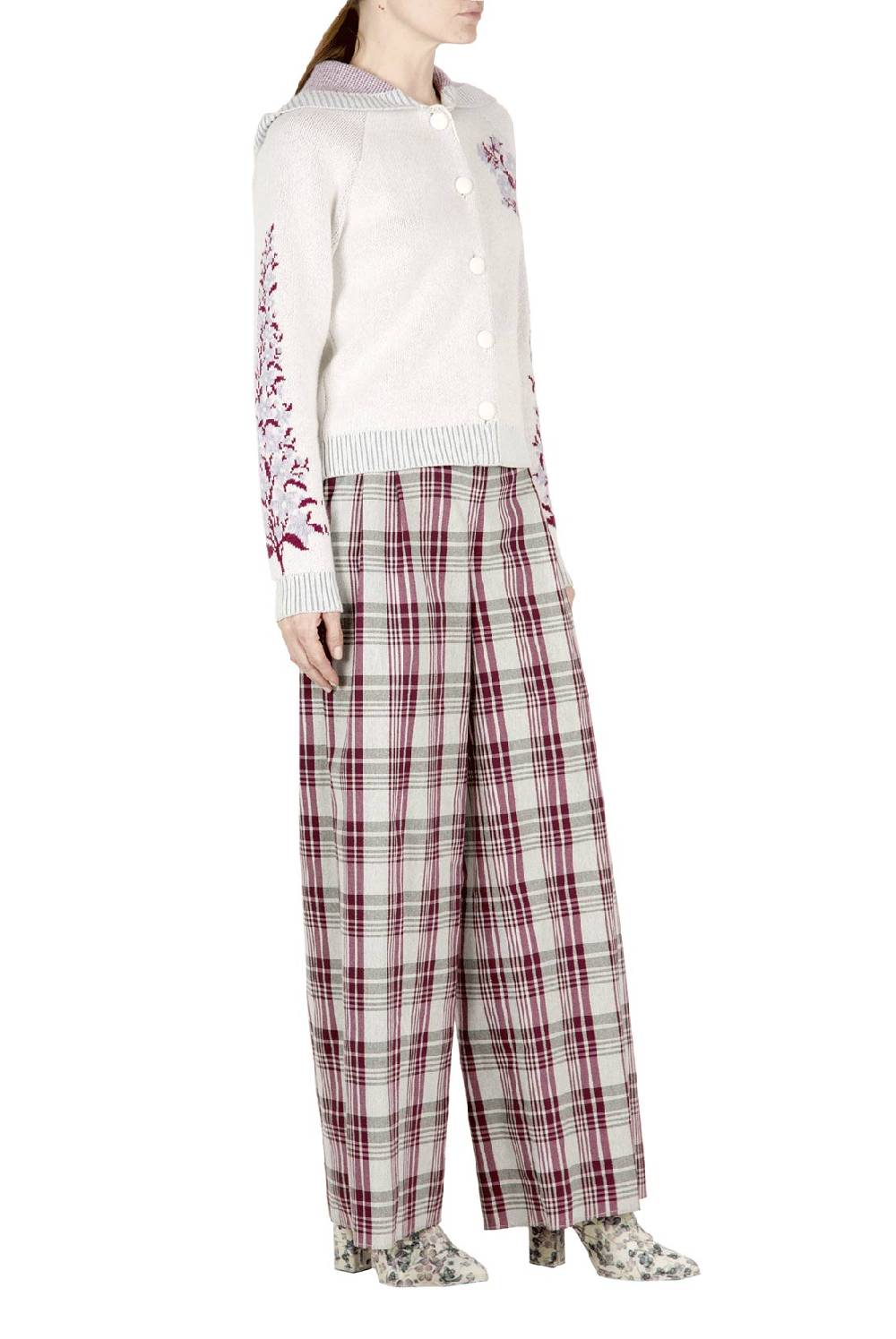 Luisa Beccaria Cardigan con cappuccio in cashmere Vendite Flash