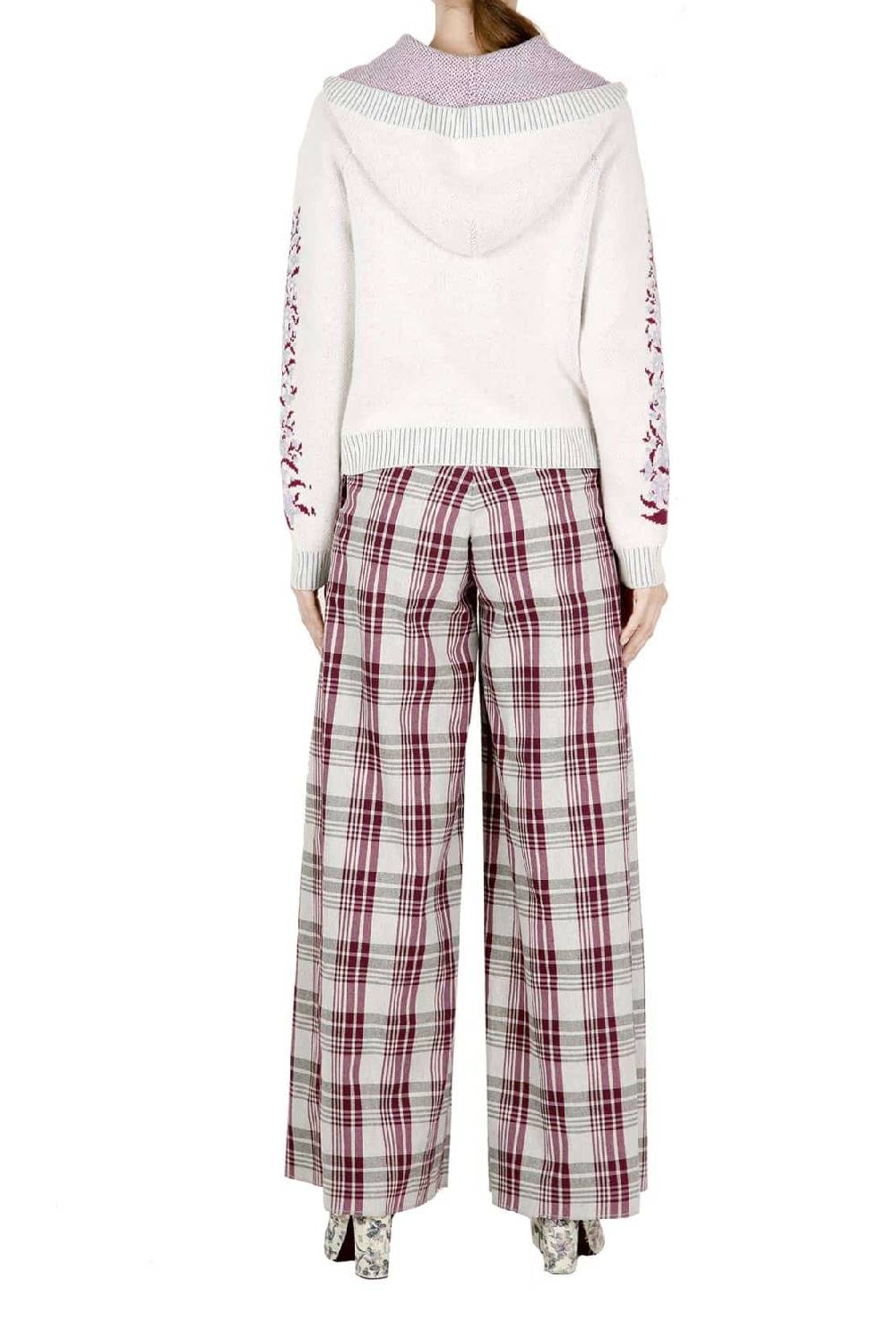 Luisa Beccaria Cardigan con cappuccio in cashmere Vendite Flash