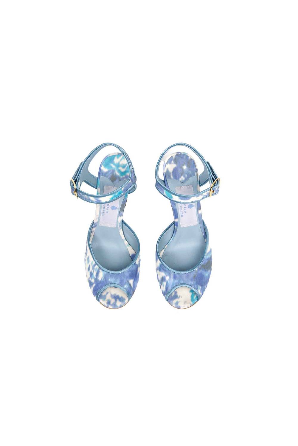 Luisa Beccaria Tacchi Open-Toe floreali Capri Shopping Online