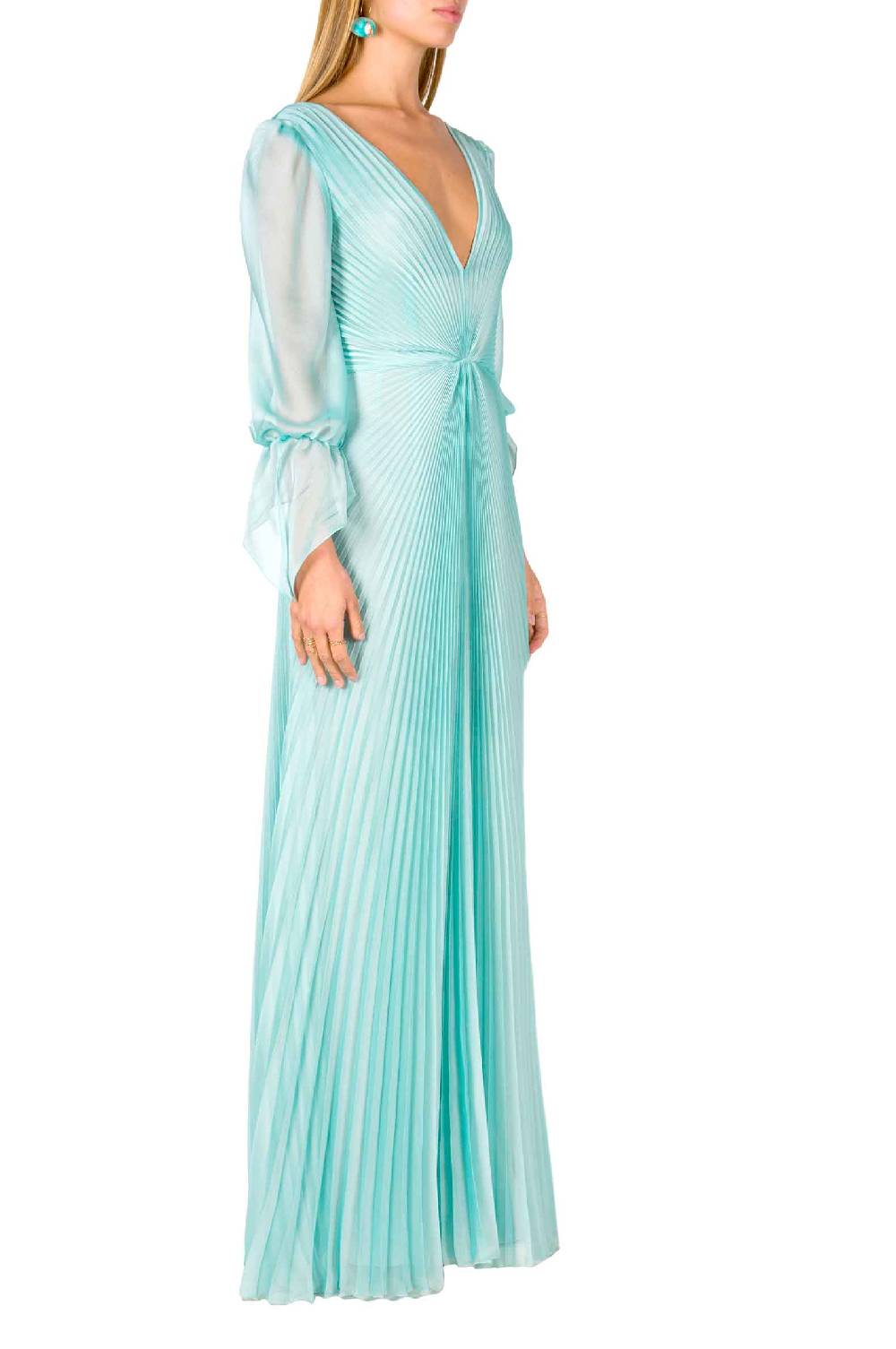 Luisa Beccaria Abito lungo in chiffon Angelina Offerte