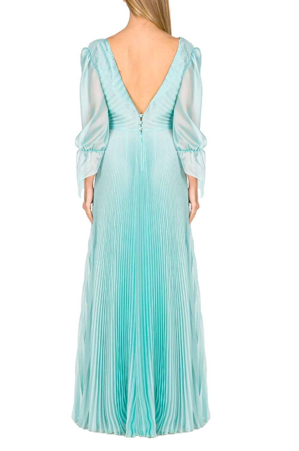 Luisa Beccaria Abito lungo in chiffon Angelina Offerte