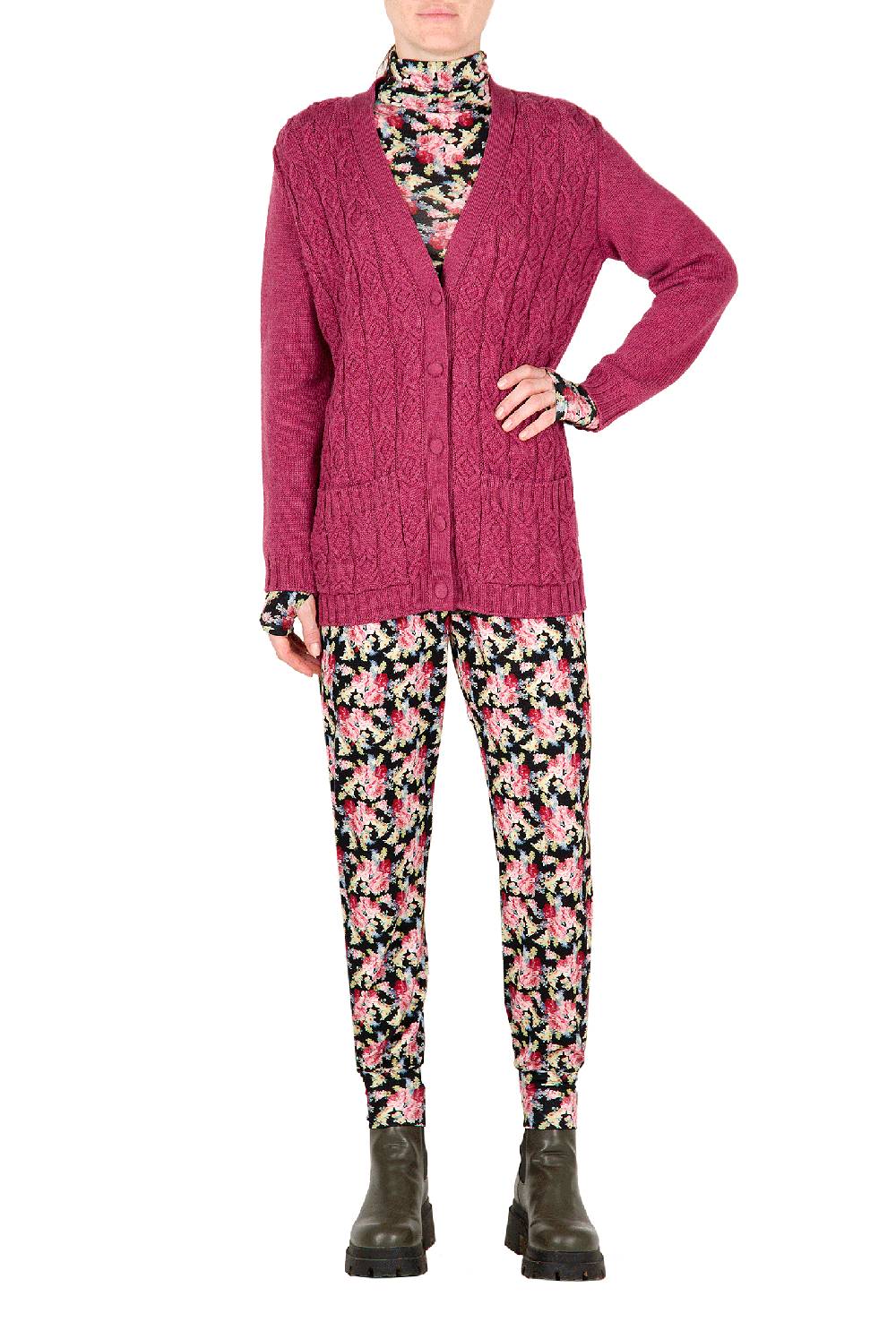 Luisa Beccaria Cardigan in lana ritorto 2025