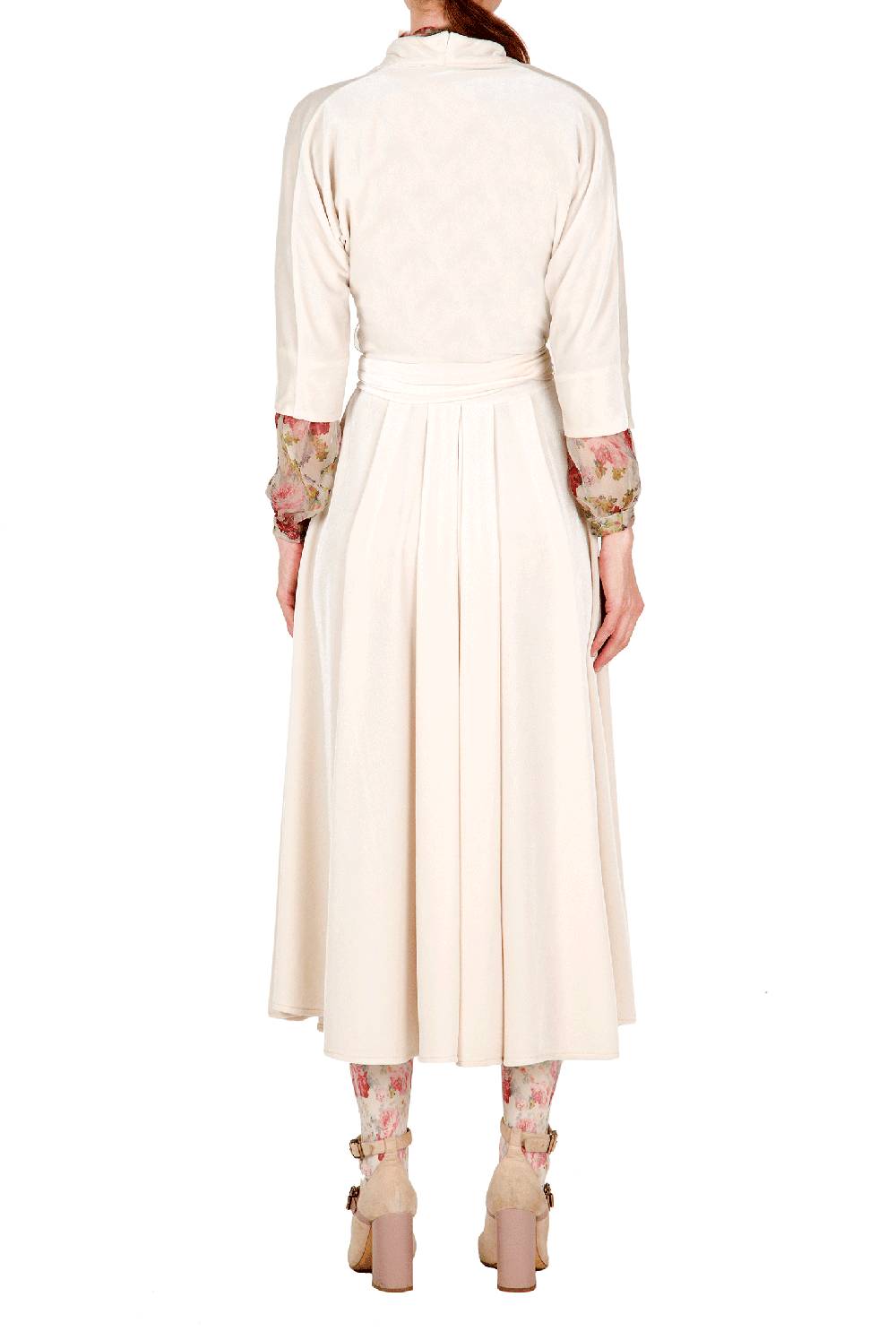 Luisa Beccaria Camicetta in chiffon floreale Consegna Veloce