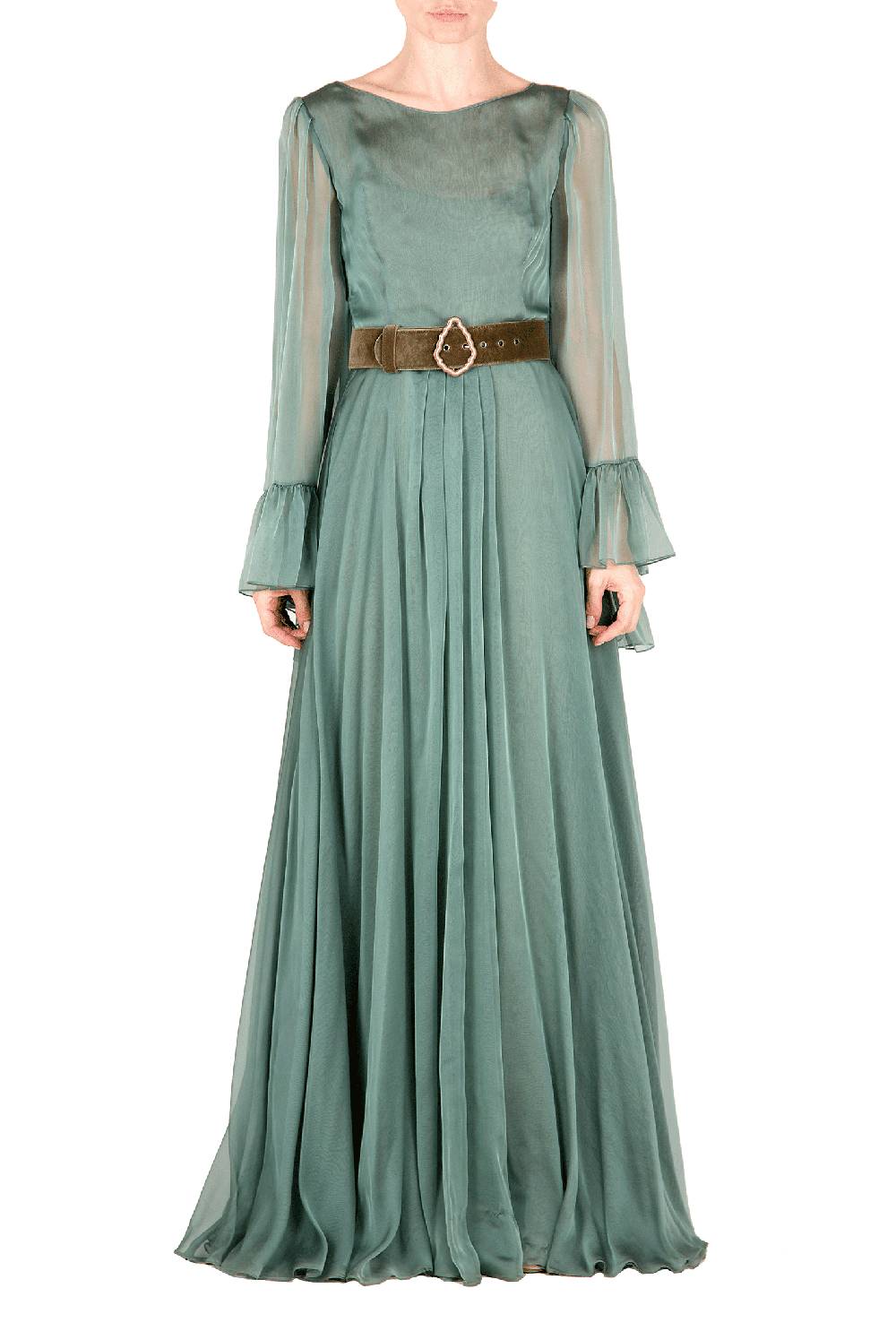 Luisa Beccaria Abito lungo in chiffon Affare Del Giorno