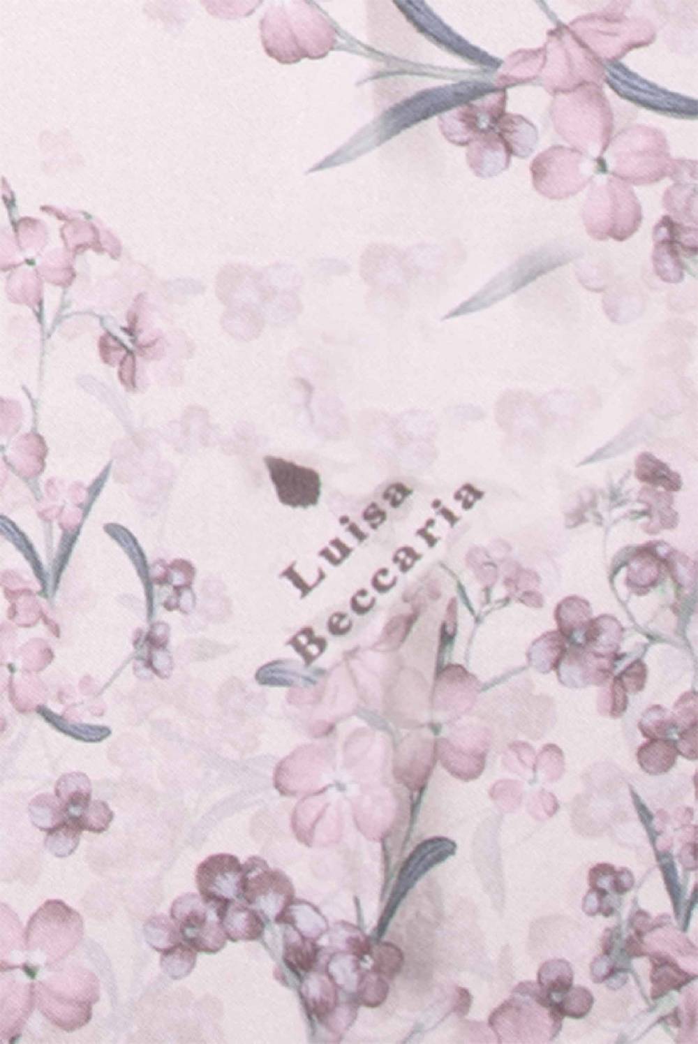 Luisa Beccaria Sciarpa in Seta Stampa Piccoli Fiori Presa