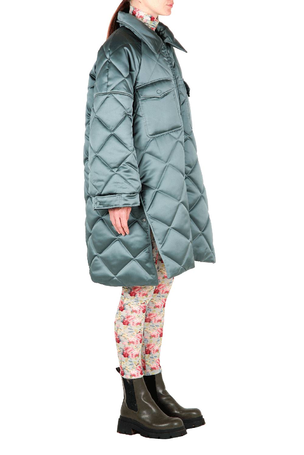 Luisa Beccaria Cappotto trapuntato Vendita Calda