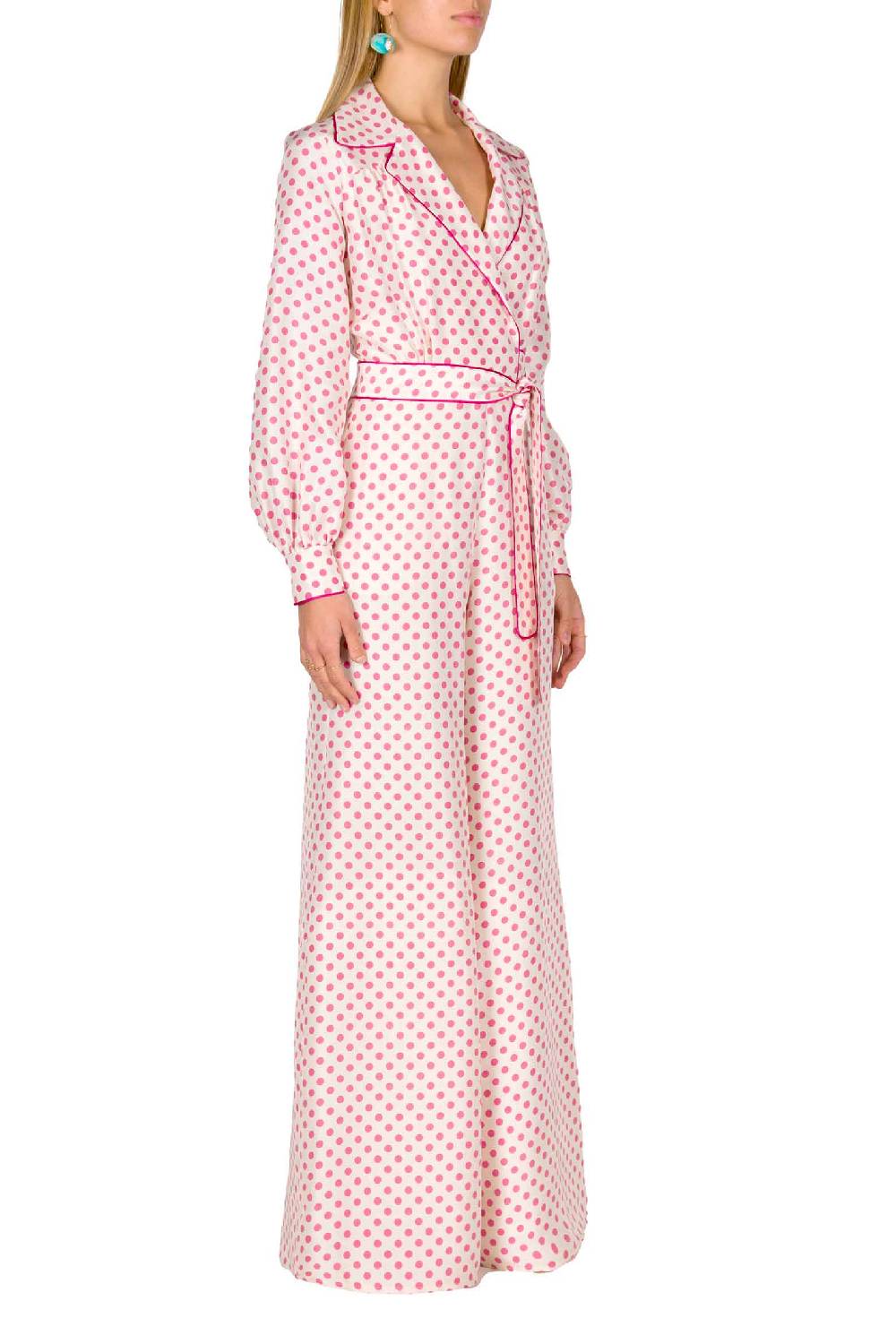 Luisa Beccaria Tuta vintage a pois Moda