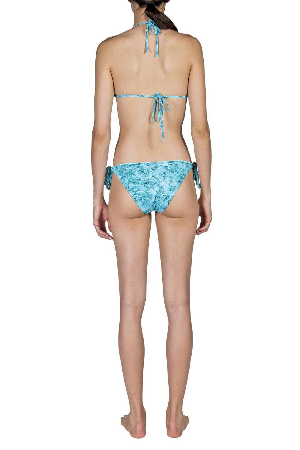 Luisa Beccaria Bikini Triangolo E Slip Turchese Sottocosto