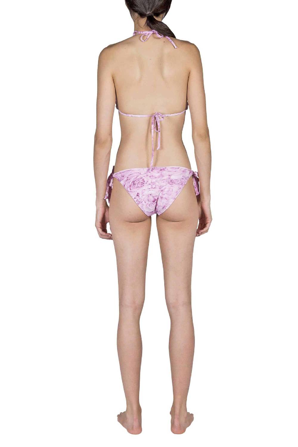Luisa Beccaria Bikini Triangolo E Slip Rosa Rose Economico