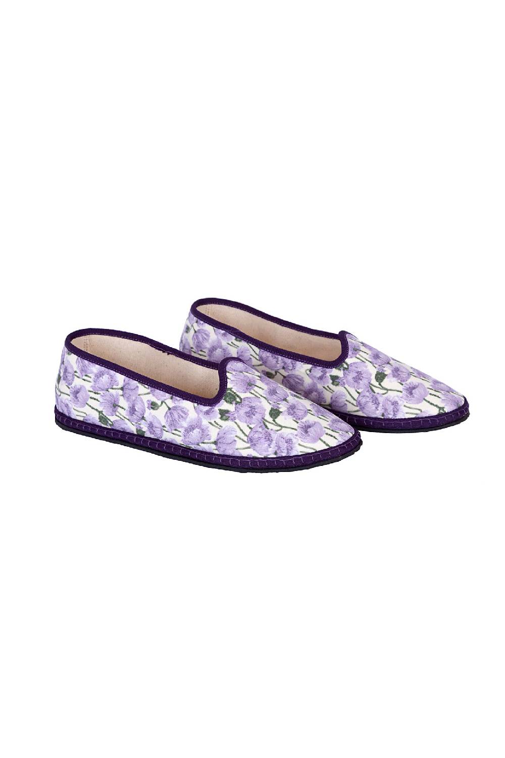 Luisa Beccaria Mocassini Vibi Papaveri Lilla Moda