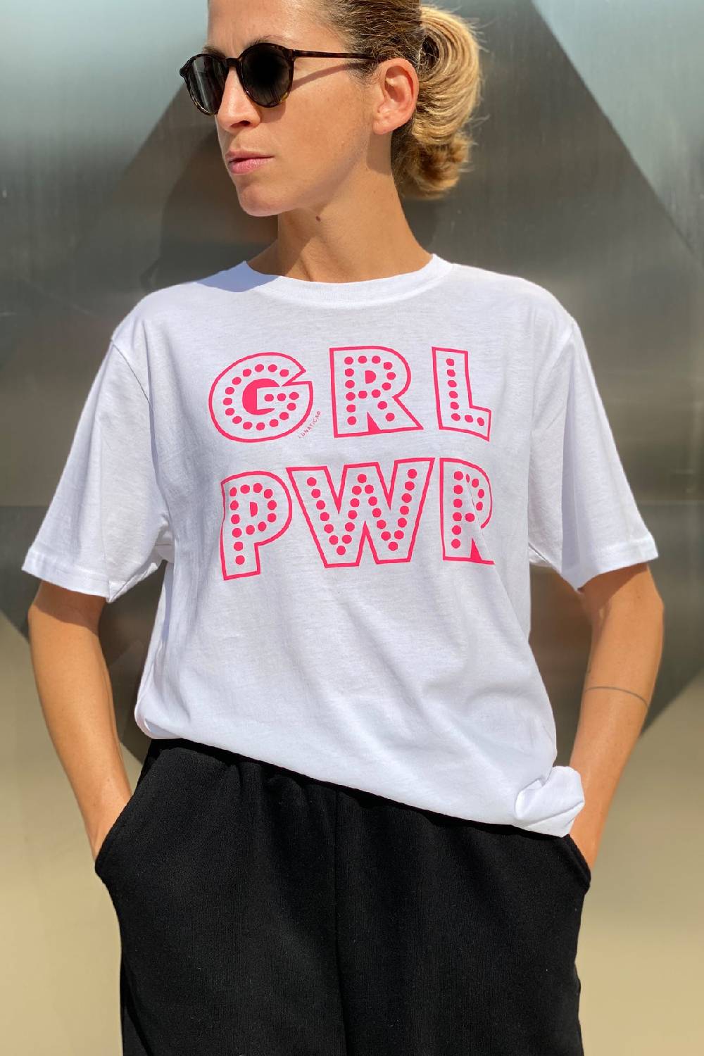 Lunatica Milano TShirt Bianca - GRLPWR