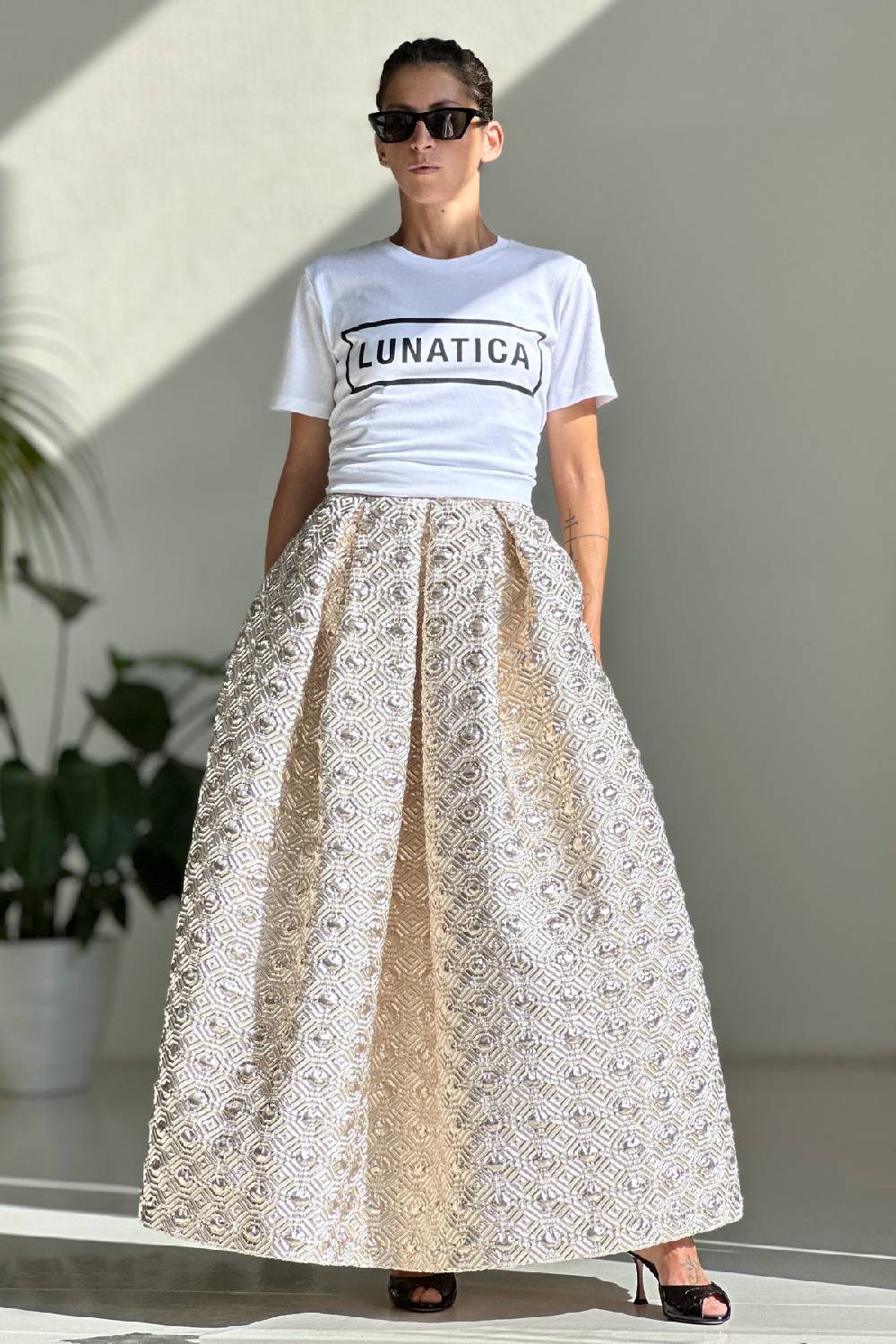 Lunatica Milano Skirt Platinum Long