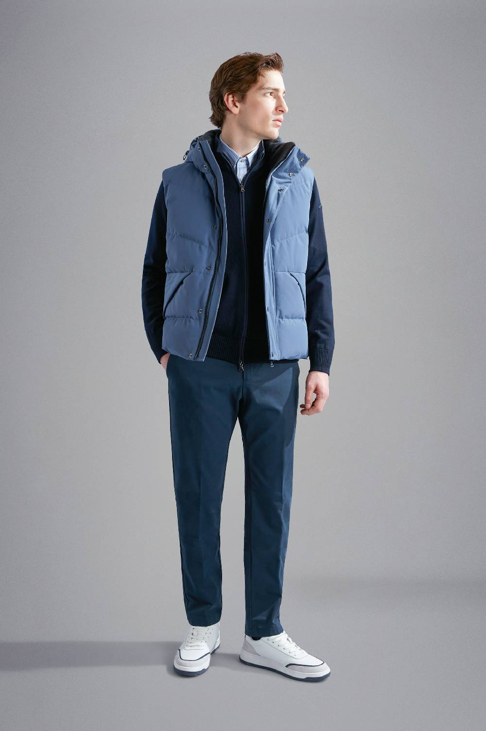 Paul & Shark Camicia in raso di cotone Paul & Shark Offerte