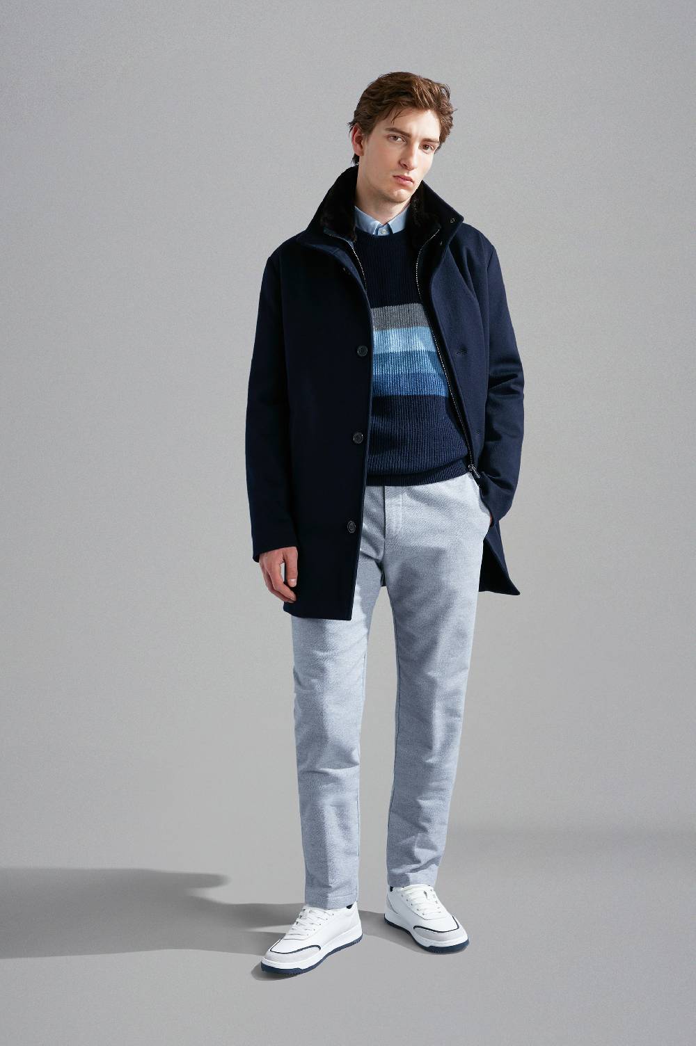 Paul & Shark Camicia in flanella di cotone Paul & Shark 2025