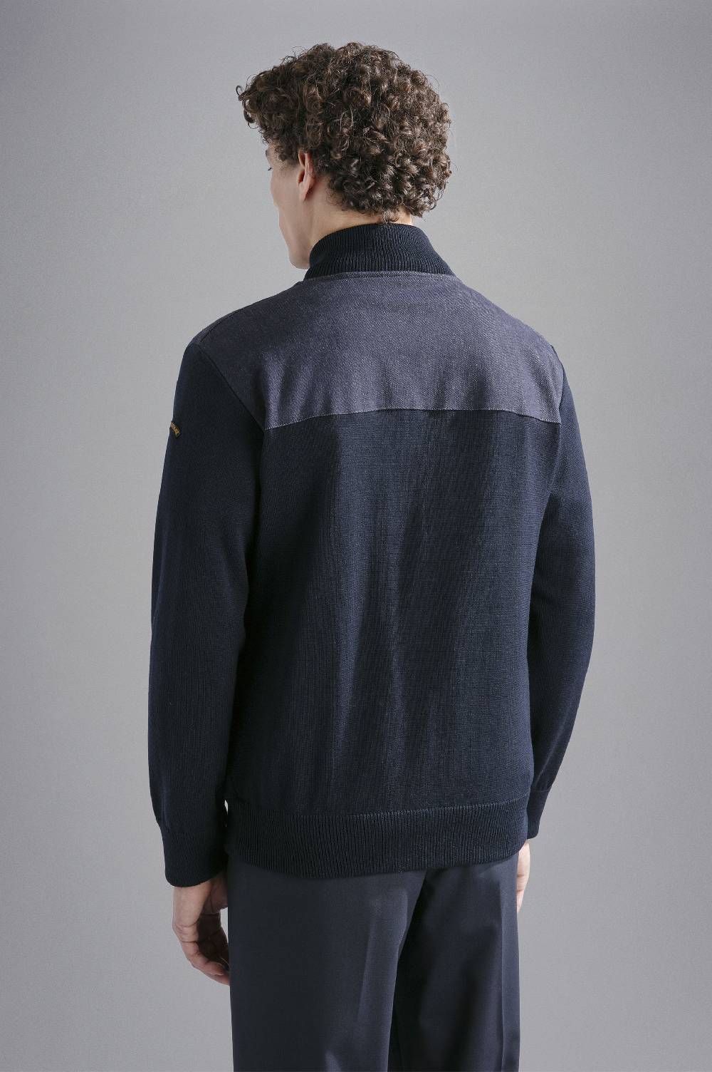 Paul & Shark Maglia Hybrid in lana e denim Paul & Shark Qualità