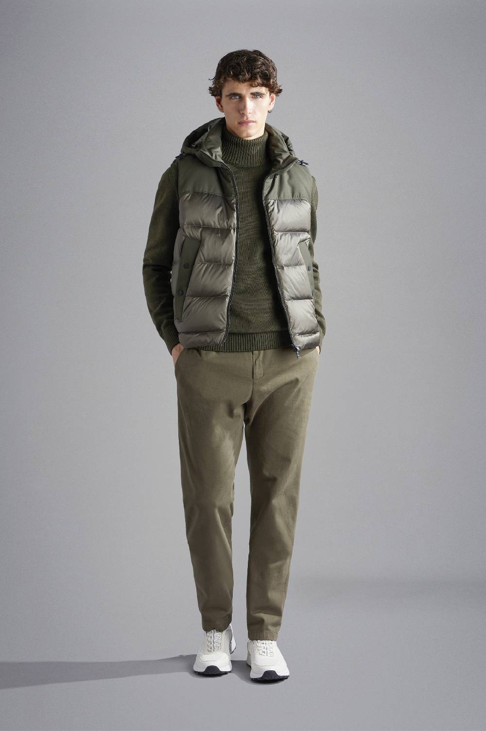 Paul & Shark Gilet Hybrid in nylon cangiante e tessuto tecnico Paul & Shark Spedizione Gratuita