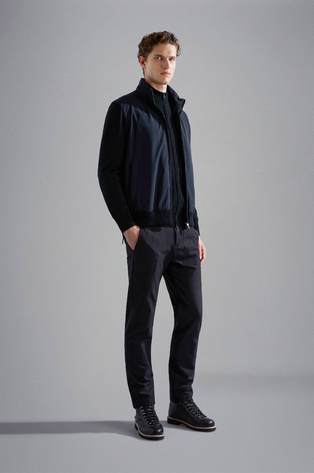 Paul & Shark Maglia Hybrid in lana e Typhoon® Paul & Shark Fino Al -60%
