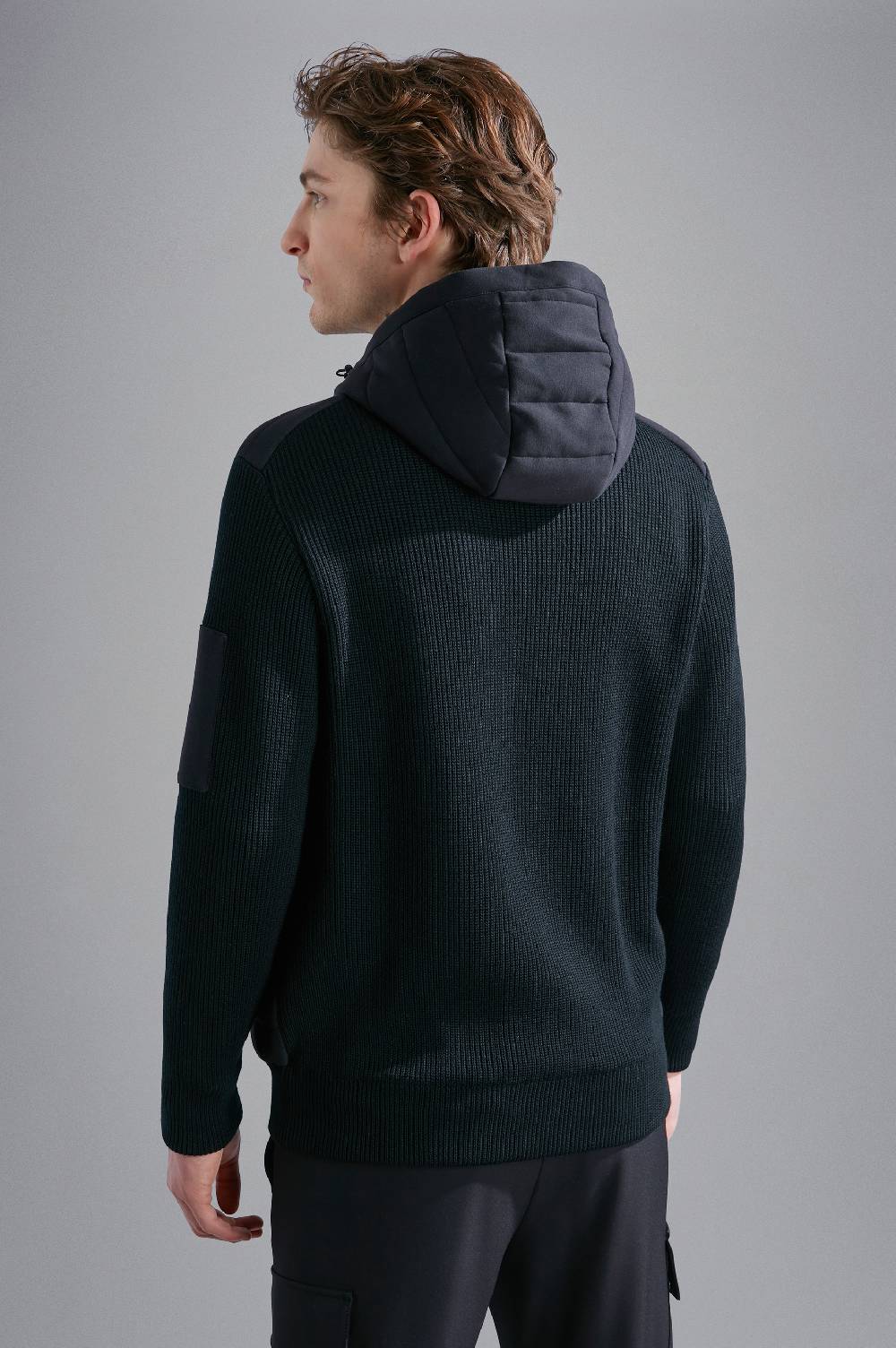 Paul & Shark Maglia Hybrid in lana e cotone trapuntato Paul & Shark Shopping Online