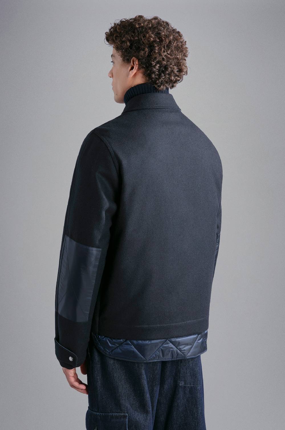 Paul & Shark Giubbotto in Re-Wool con fodera in nylon cangiante Paul & Shark Affare Del Giorno